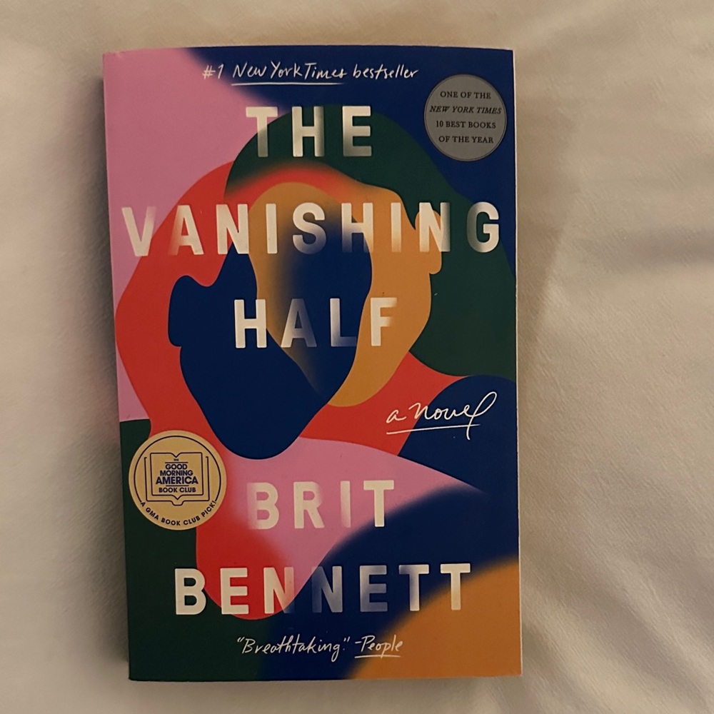 Indigo The Vanishing Half Book Cover - Multicolor